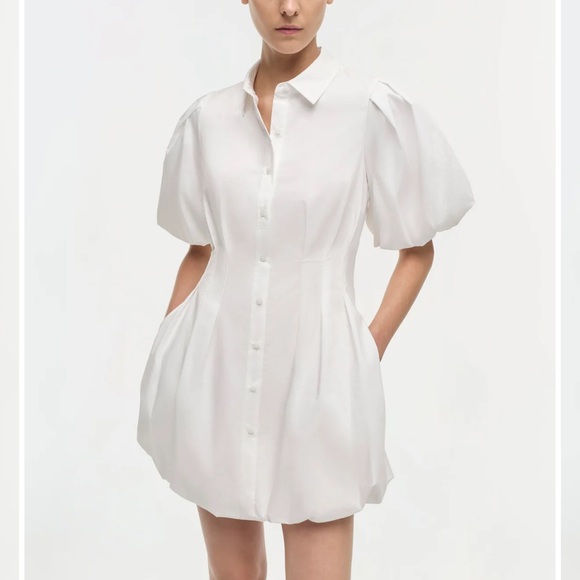 White Simkhai Cleo Dress NWT Size 0 - Picture 1 of 6